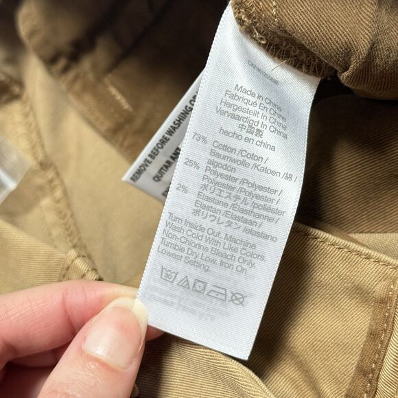 NWT Madewell Chino Shorts Men 35 Khaki Beige Coolmax Stretch Flex 7" Inseam 35x7 - Picture 5 of 11